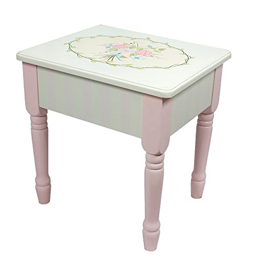 Fantasy Fields Bouquet Kids Vanity Stool with Storage (no Table) W-3843G/2