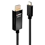 LINDY 43293 3m USB Typ C an HDMI 4K60 Adapterkabel mit HDR