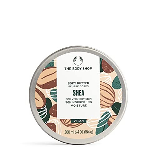 The Body Shop Shea Body Butter unisex, Shea Körperbutter 200 ml, 1er Pack (1 x 200 ml)