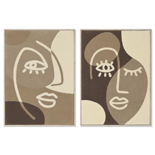 Home ESPRIT Abstraktes Bild, 53 x 4,3 x 73 cm, 2 Stück