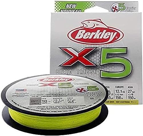 Berkley Unisex – Erwachsene X5 Angelschnüre, Flame Grün