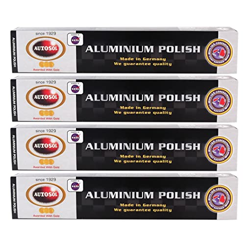 Autosol 4X Aluminium Polish Aluminiumpolitur Politur Alu Reiniger Paste 75 ml