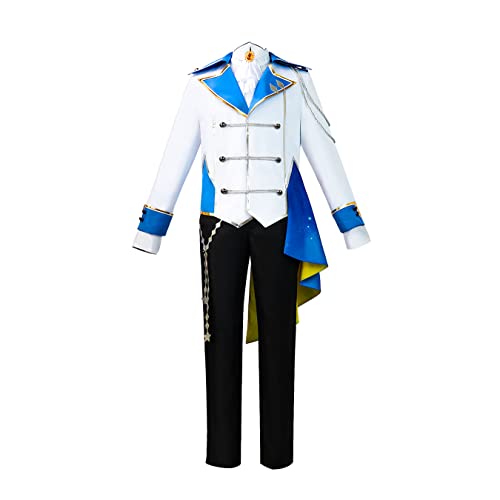 THEGIS Tenma Tsukasa Cosplay Kostüm Halloween Uniform Komplettsets,White-L