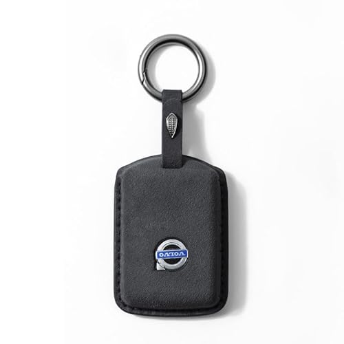 VAttea Auto Schlüsselanhänger, für Volvo C30 C40 Recharge EX90 EX30 Anti-Verlust-Anti-Fall-tragbare Autoschlüsselhülle als Geschenk geeignet,A