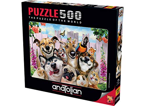 Anatolian Puzzle 500 Teile - Tier Selfie | Puzzle Größe 48x33cm (H)
