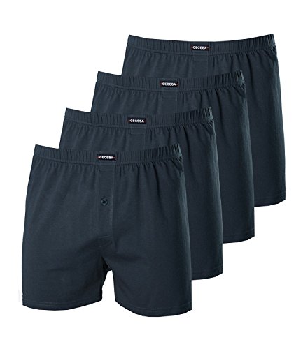 Ceceba Herren Boxershorts 2675 4er Pack, Farbe:Blau;Wäschegröße:2XL;Artikel:blau 2675-6979