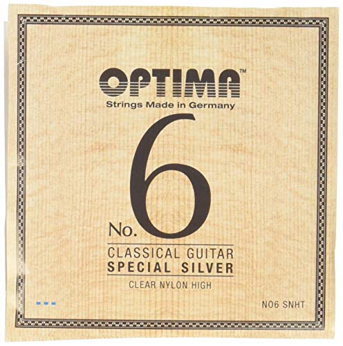 Klassikgitarre-Saiten Satz No. 6 Special Silver Carbon high NO6.SCHT