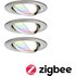 Paulmann "LED Einbauleuchte Smart Home Zigbee 3.0 Nova Plus Coin Basisset sch..."