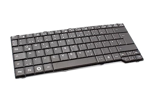 vhbw Tastatur Keyboard QWERTZ Ersatz für Fujitsu-Siemens NSK-F300G für Notebook - schwarz