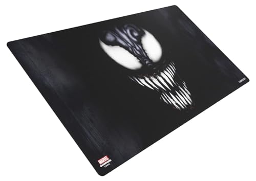 Marvel Champions Venom Game Mat | Rutschfeste 61 x 35,6 cm Gummimatte | Entwickelt für den Einsatz mit Marvel Champions The Card Game | Kompatibel mit anderen TCGs und LCGs | Hergestellt von Gamegenic