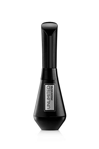 L'Oréal Paris Mascara, Schwarze Wimperntusche für intensives Wimpern-Lifting, bis zu 24 h Halt und Knick-Bürste, Unlimited Mascara, Nr. 00 Schwarz, 1 x 7,4 ml