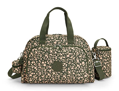 Kipling Ma Babytasche mit Wickelunterlage, 43,5 cm, 22 L, Frischblumig, Frisches Blumenmuster, Einheitsgröße, CAMAMA