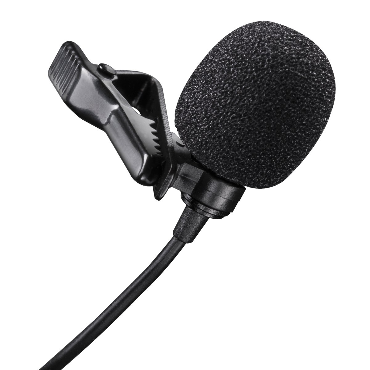 Walimex Pro Lavalier Mikrofon (Ansteckmikrofon Länge 120 cm, inkl. Clip) für Smartphones