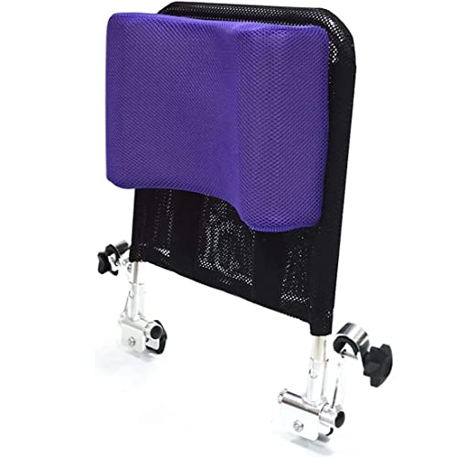 Huapa Rollstuhl-Kopfstütze, Nackenstütze, bequemes Sitzpolster, U-förmig, verstellbarer Winkel, atmungsaktiv, Universal-Rollstuhl-Zubehör, Toilettenstuhl