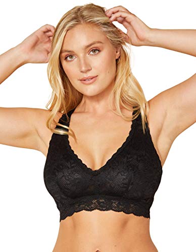 Cosabella Damen Say Never Curvy Racie Racerback Bralette BH, schwarz, X-Large