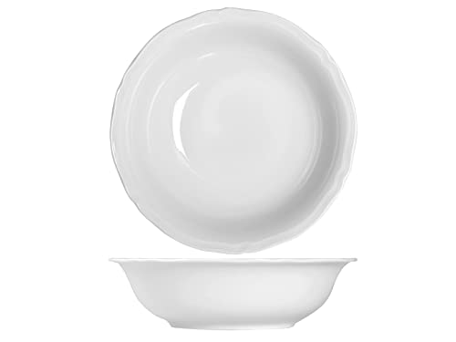 Salatschüssel, Porzellan, 26 cm, Weiß