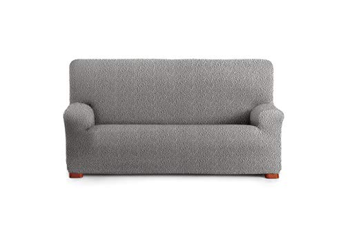 Eysa 3D Sofaüberwürfe, Lycra, Hellgrau, 2 Sitzer