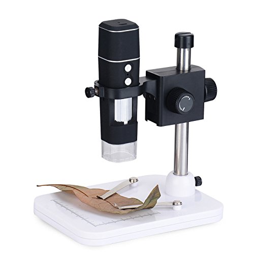 MASUNN Mikroskop Video Tragbar Wifi 500X Digital-Mikroskop Magnifier 8Leds für Andorind/Ios