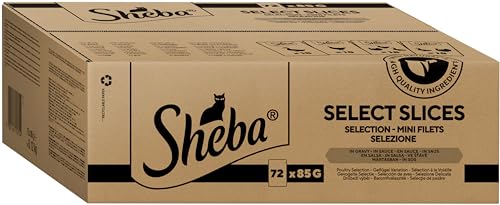 Sheba Selection in Sauce - Katzenfutter, im Frischepack, Nassfutter für die täglichen Verwöhnmomente