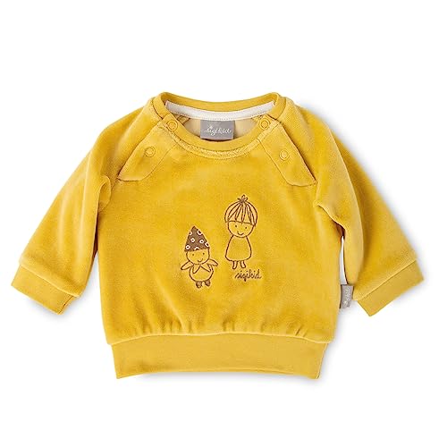 sigikid Unisex Nicki Classic Baby für Jungen und Mädchen Langarmshirt, gelb, 50