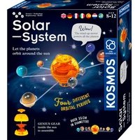 KOSMOS 617097 Sonnensystem, Lass die Planeten um die Sonne kreisen, mechanisches Modell, Experimentierkasten für Kinder ab 8 - 12 Jahre zu Astronomie und Weltall, mehrsprachige Anleitung