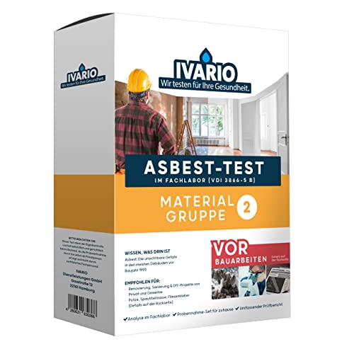 Asbest-Test Materialen Spezial + KMF/REM-Methode gemäß VDI 3866. Express-Asbestanalyse im akkreditierten Deutschen Fachlabor/24h-Versand/kostenlose Expertenberatung/Einfache Probenahme