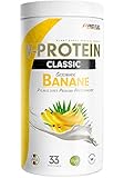 Vegan Protein - V-PROTEIN - Cremig Leckeres Veganes Proteinpulver - 1 kg BANANE