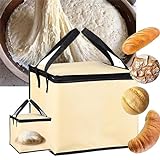 Teig-Gärschrank mit Heizungs-Gärbox mit Griff, Sauerteig-Brot-Werkzeug-Set, hohe und niedrige Temperatureinstellung, wiederverwendbar, Niedertemperatur-Heizung für die Herstellung von Brot Joghurt