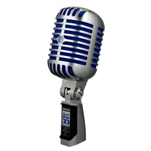 Shure Super 55 - Mikrofon (Studio, 60 - 17000 Hz, super-cardioid, verkabelt, Chrom)