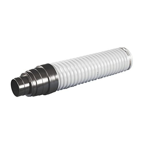 Dunstrohranschluss Flexschlauch 50 cm DN 112 mit Edelstahl-Schlauchschelle und DN-Reduzierstück (112 auf 70/100) flexibel Entlüftungsrohr Anschlussschlauch