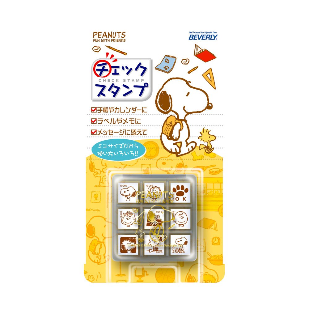 Check Snoopy stamp (japan import)