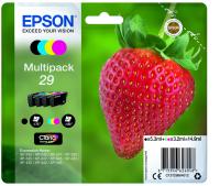 Epson Original 29 Erdbeere Druckerpatronen - 4er Multipack (C13T29864012)