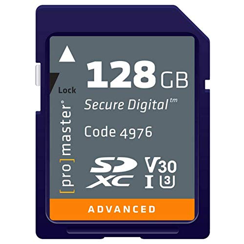 Promaster Advanced SDHC 128 GB Speicherkarte (633 X U3 V30