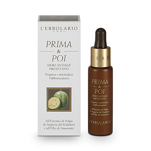 L'Erbolario PRIMA & POI - Vorher & Nachher Anti-Age Schutzserum, 1er Pack (1 x 28 ml)