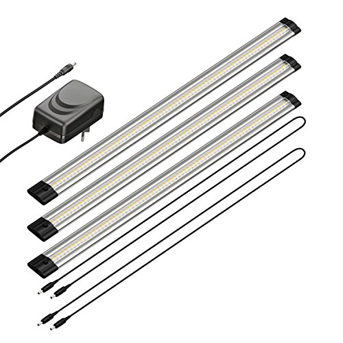 parlat LED Unterbau-Leuchte SIRIS, flach, je 50cm, 500lm, warmweiß, 3er Set