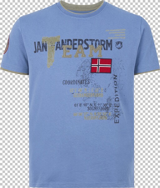 T-Shirt SÖLVE Jan Vanderstorm blau