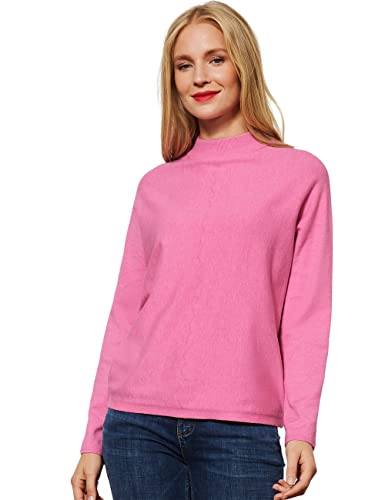 Street One Damen A302109 Strickpullover, pink Crush Melange, 36