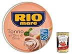 3x Rio Mare Tonno all'Olio di Oliva Thunfisch in Olivenöl, Gelbflossen thun 240g + Italian Gourmet polpa 400g