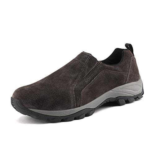 NORTIV8 Men's Jungle Moc Loafers Slip On Walking Shoes JS19007M Brown Size 12 US/11 UK