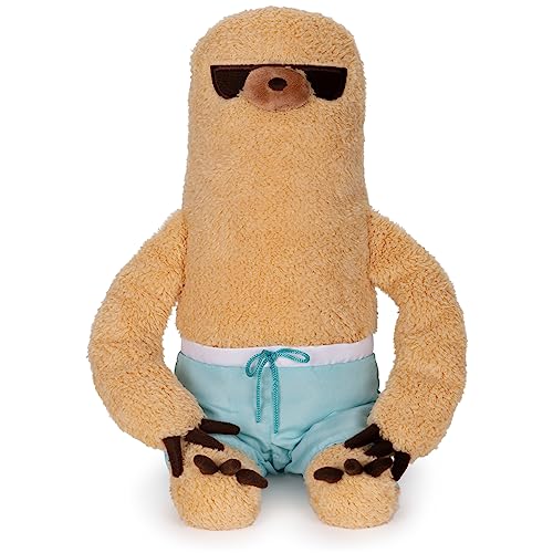 GUND - Pusheen's Friend Sloth Ready for Summer in Shorts and Sunglasses