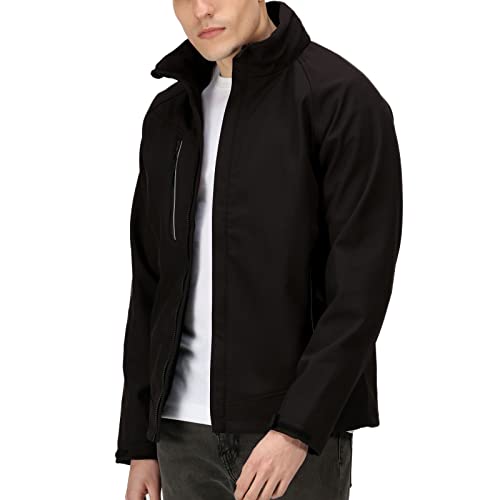 Regatta Apex Softshell-Jacke für Herren, Schwarz (Schwarz), Größe XL (Herstellergröße: XL)