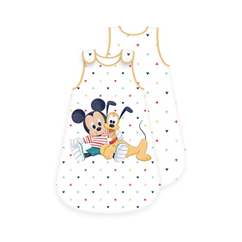 Disney Mickey Mouse Baby Schlafsack - ganzjährig - umlaufender Reißverschluss (90 cm)