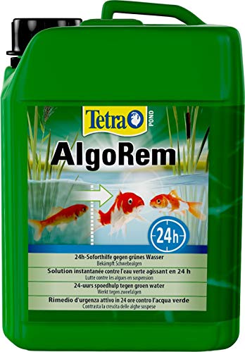 Tetra Pond AlgoRem (24-Stunden-Soforthilfe gegen grünes Wasser im Gartenteich), 3 L Eimer