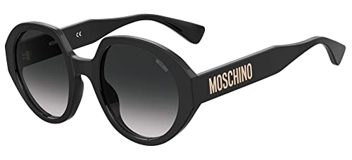 Moschino Sonnenbrillen MOS126/S Black/Dark Grey Shaded 53/22/140 Damen