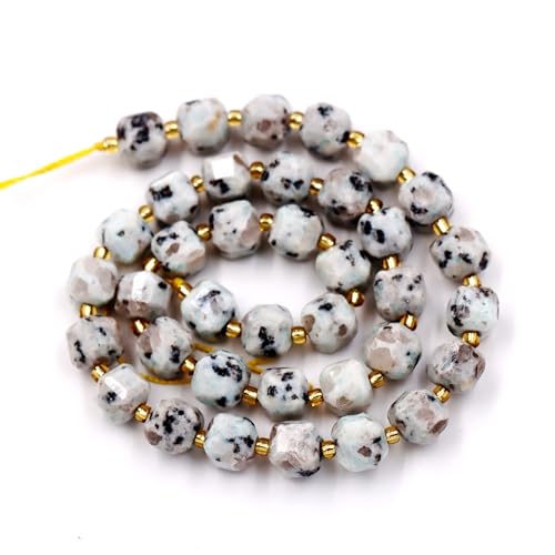 Fukugems Naturstein perlen für schmuckherstellung, verkauft pro Bag 5 Stränge Innen, facettierter Würfel Lotus Jasper 8mm