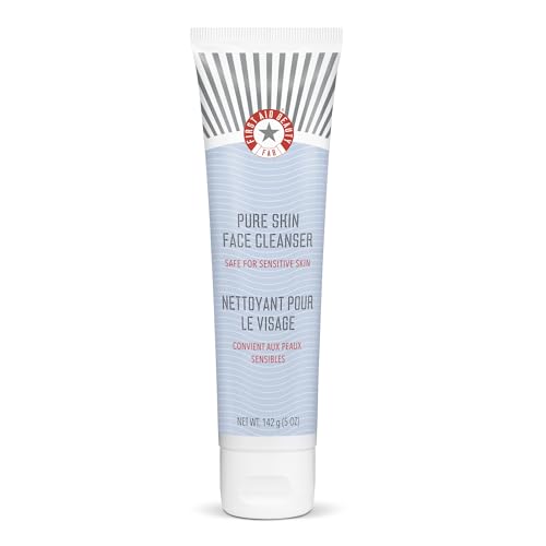 First Aid Beauty Face Cleanser, Gesichtsreinigung mit Antioxidantien, sensible Hautpflege, 142g, vegan & parfümfrei