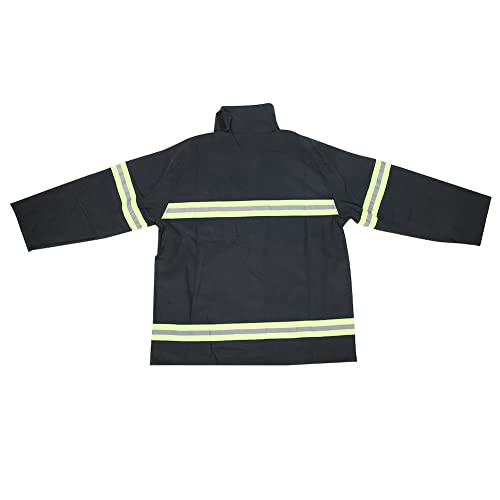 Feuerfester Anzug, feuerfester Overall Verschiedene Größen Reiner Baumwollstoff zum Schweißen für Feuerwehrleute(L)