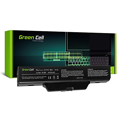 Green Cell Standard Serie HSTNN-IB51/HSTNN-LB51/HSTNN-OB51 Akku für HP Compaq 550 610 615 6720s 6730s 6735s 6820s 6830s Laptop (6 Zellen 4400mAh 10.8V Schwarz)