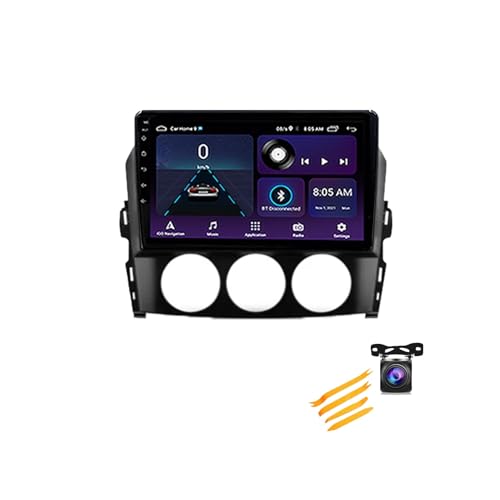 FONALO Autoradio Bluetooth Autoradio mit DAB Navi Android für Mazda MX-5 Mx5 Iii 3 Nc Miata 2008-2015 Plug-and-Play Auto-Multimedia-Player mit 1080P HD-Touchscreen DAB/GPS (Color : TS18 4+64G)