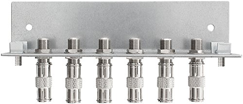 Axing QEW 6-12 Erdungswinkel (6-fach einreihig) mit F-Schnellsteckern für Multischalter SPU 5512-09, 910-09, 9912-09